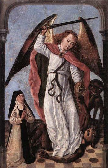 St Michael Fighting Demons, Master of the Saint Ursula Legend